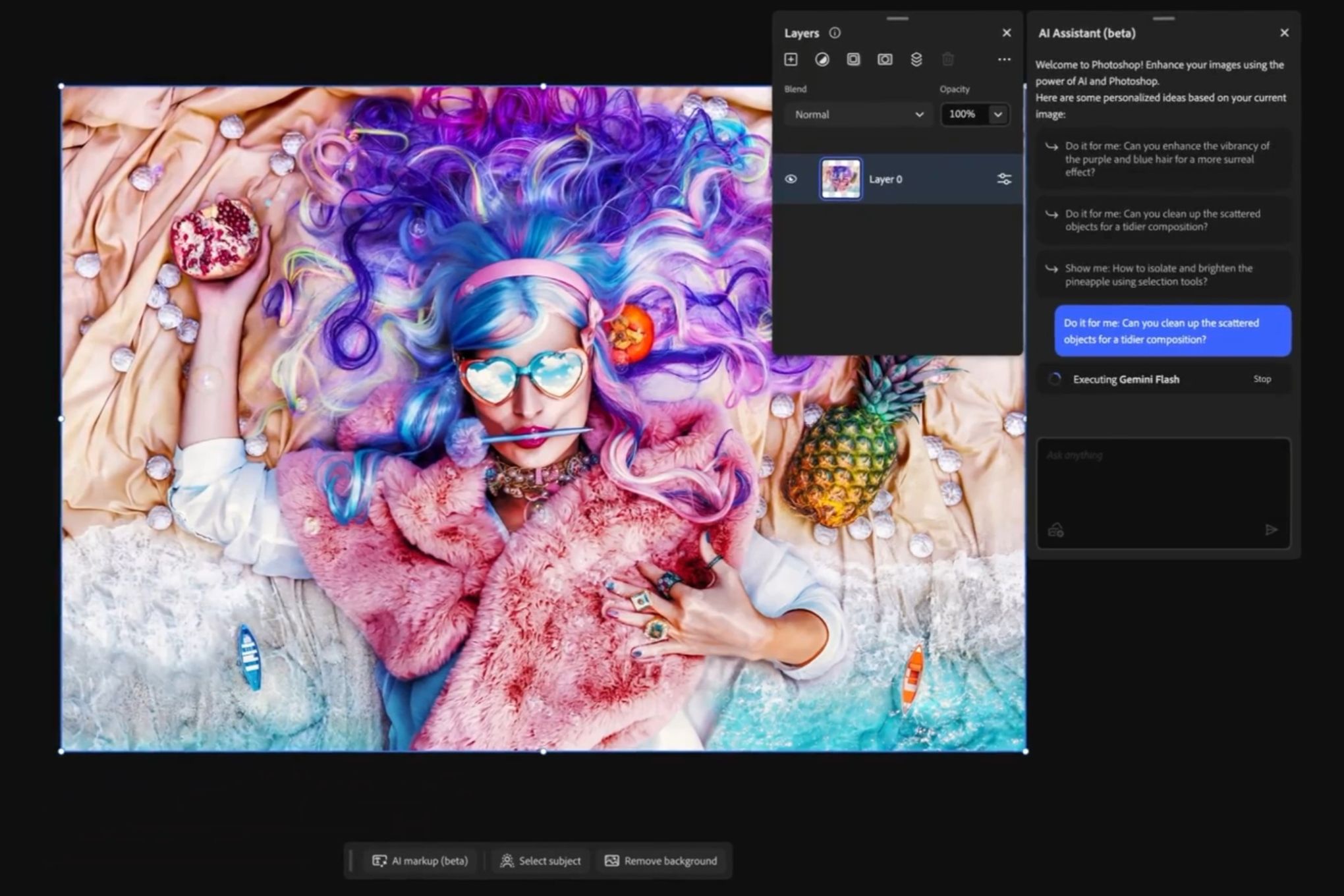 You can now ask Photoshop’s AI assistant to edit images for you