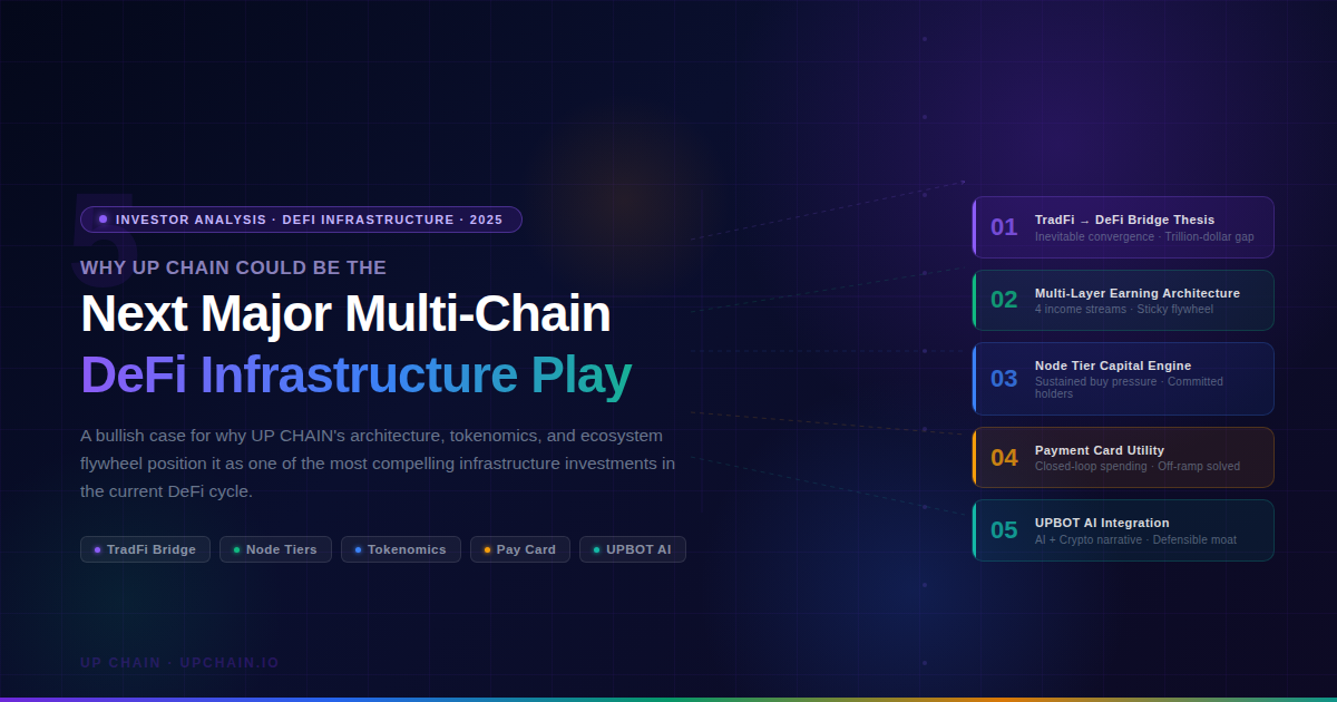 5 Reasons UP CHAIN Could Be the Next Major Multi-Chain DeFi Infrastructure Play