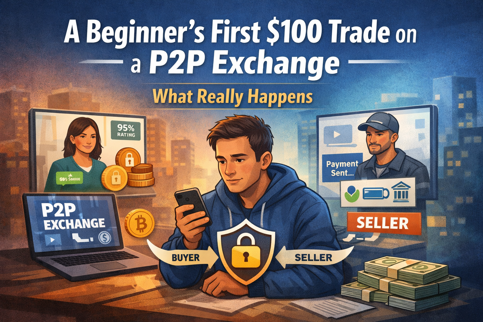A Beginner’s First $100 Trade on a P2P Exchange What Really