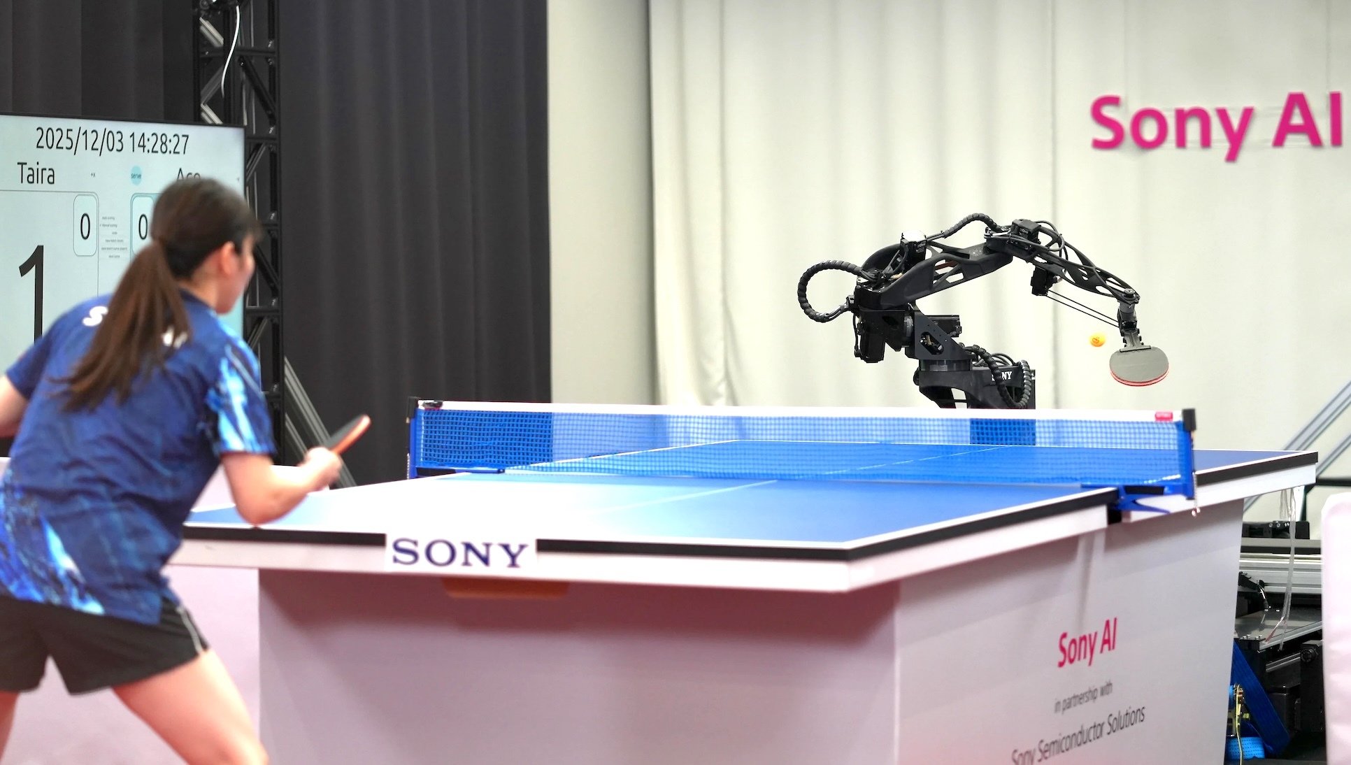 AI ping pong robot beats top human players, but don’t freak out yet