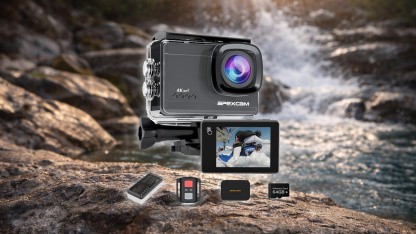 Anzeige: 4K-Actioncam mit Zubehör bei Amazon im Angebot