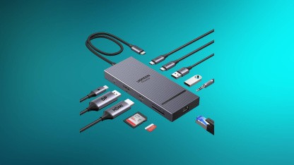 Anzeige: Dockingstation mit elf Anschlüssen günstig bei Amazon