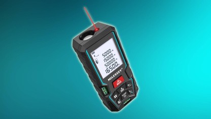 Anzeige: Laser-Entfernungsmesser mit Wasserwaage für 17,11 Euro