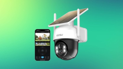 Anzeige: Überwachungskamera mit Solar für unter 60 Euro bei Amazon