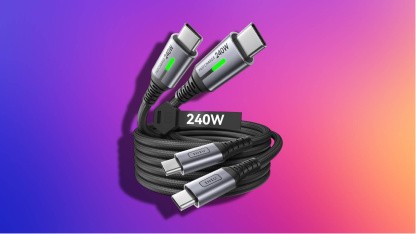 Anzeige: USB-C-Schnellladekabel mit 240 W im Zweierpack für 8,46 Euro