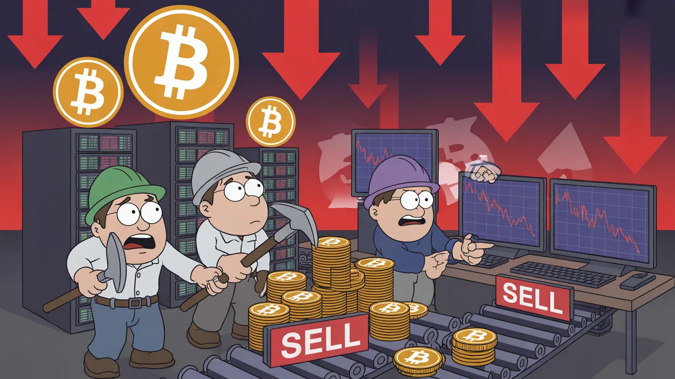 Bitcoin Miners Are Selling Fast — And It’s Not Because They Want To