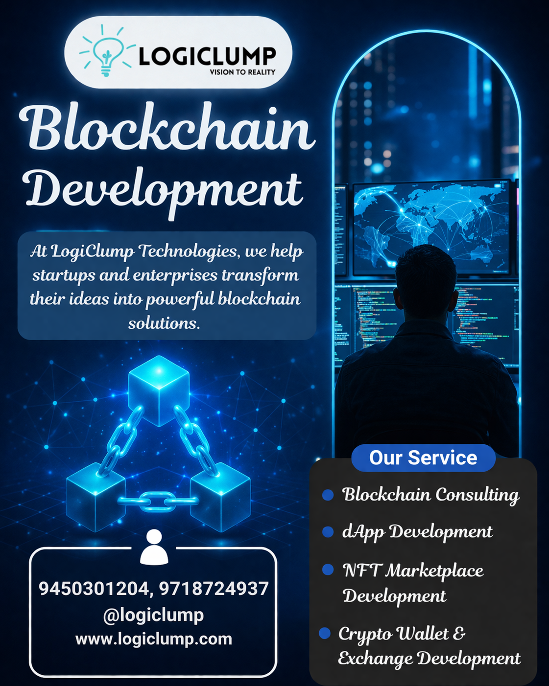 Blockchain Development Company in India: Why Businesses Trust Logiclump Technologies
