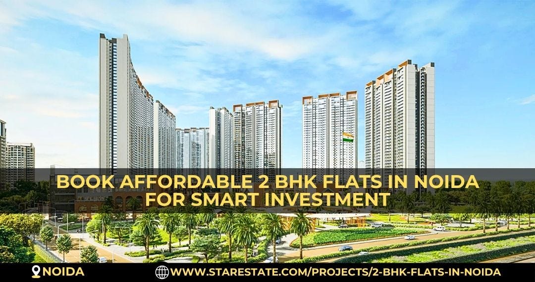 Book Affordable 2 BHK Flats In Noida For Smart Investment