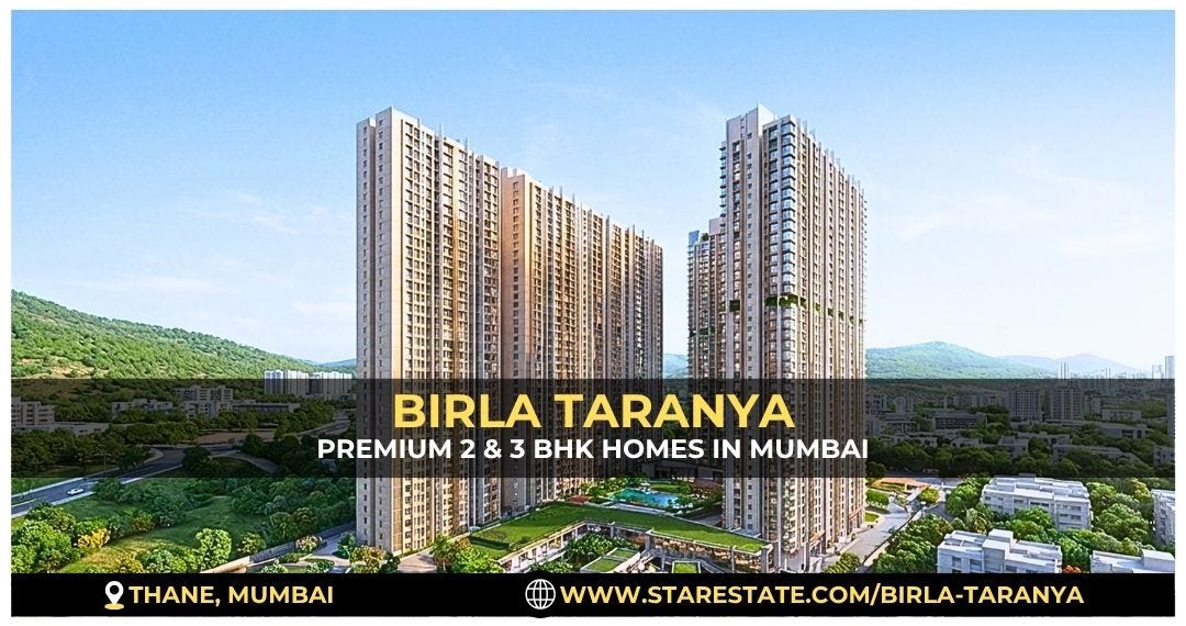 Book Luxury 2 & 3 BHK Apartments At Birla Taranya Thana