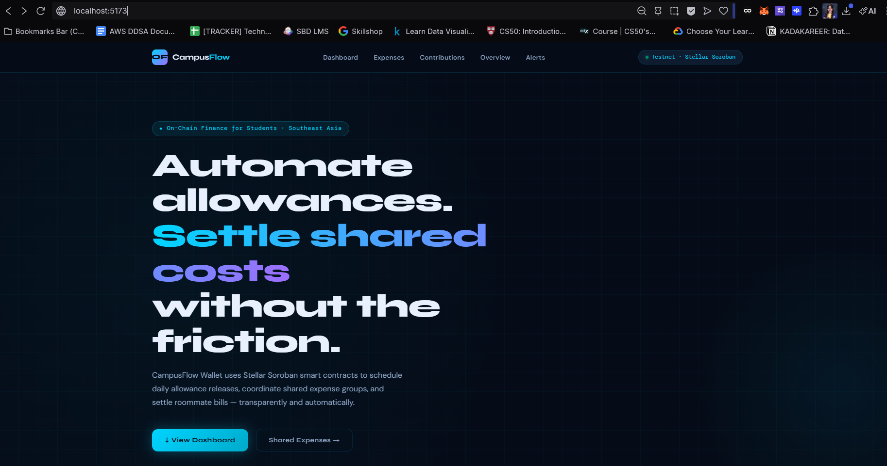 Building CampusFlow: Making Dorm Finances Effortless with Smart Contracts