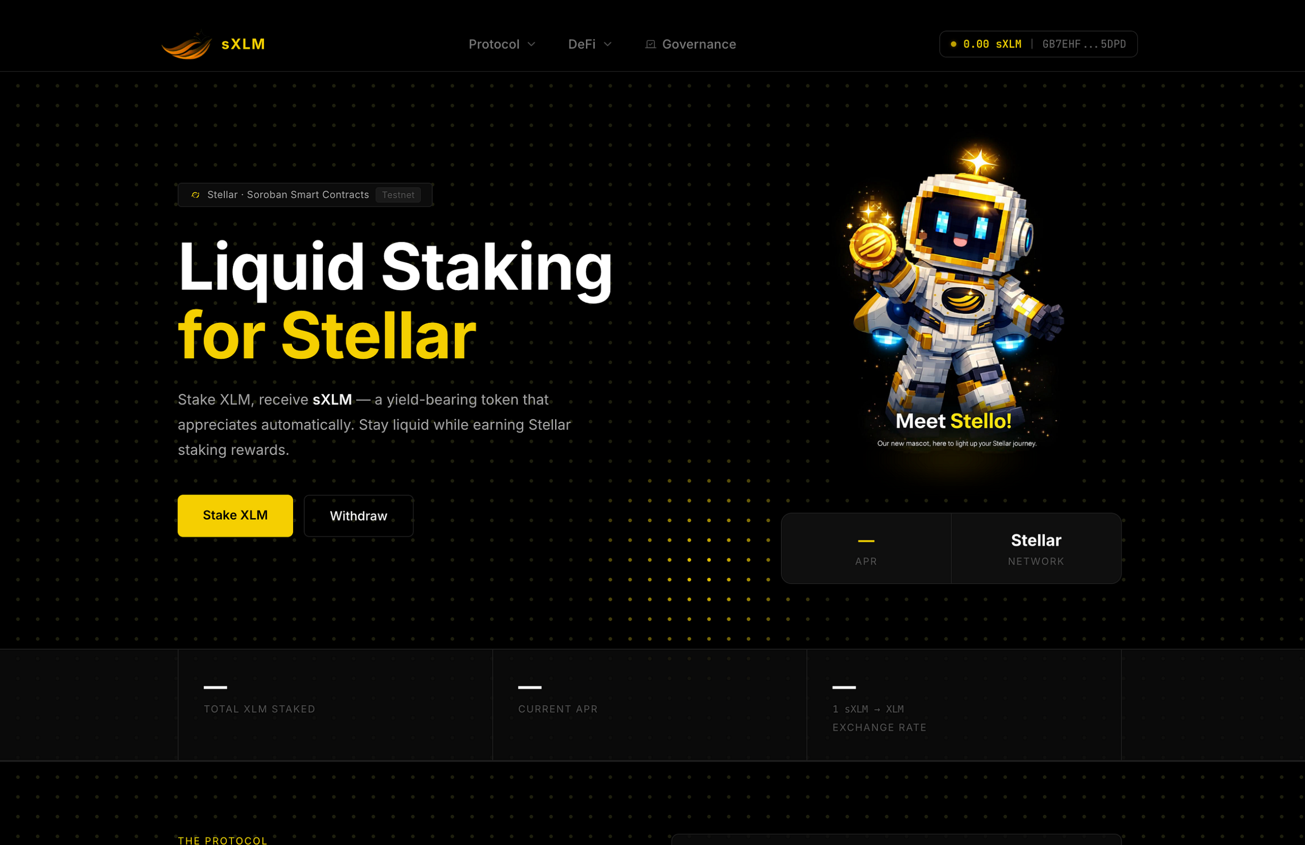 Built StelloFinance on @stellar and WON