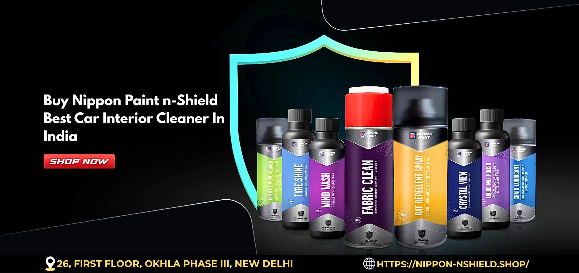 Buy Nippon Paint n-Shield Best Car Interior Cleaner In India