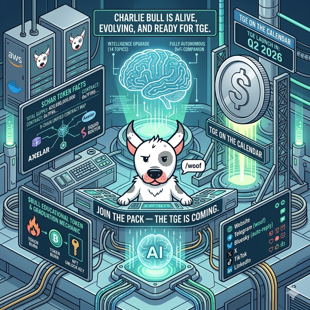 Charlie Bull: Q1 2026 Build Update — What We Shipped and What’s Coming at TGE