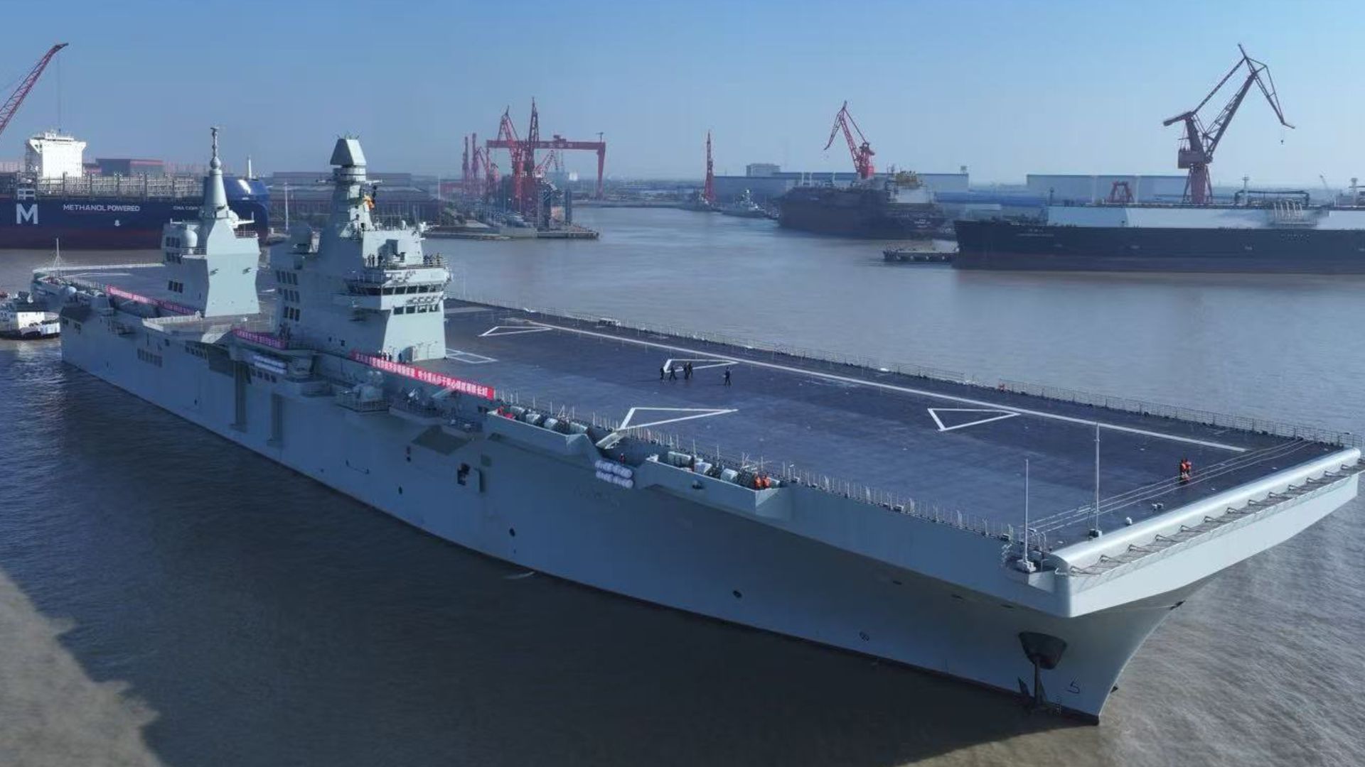 China sends 40,000-ton Type 076 drone carrier ‘Sichuan’ to South China Sea for trials