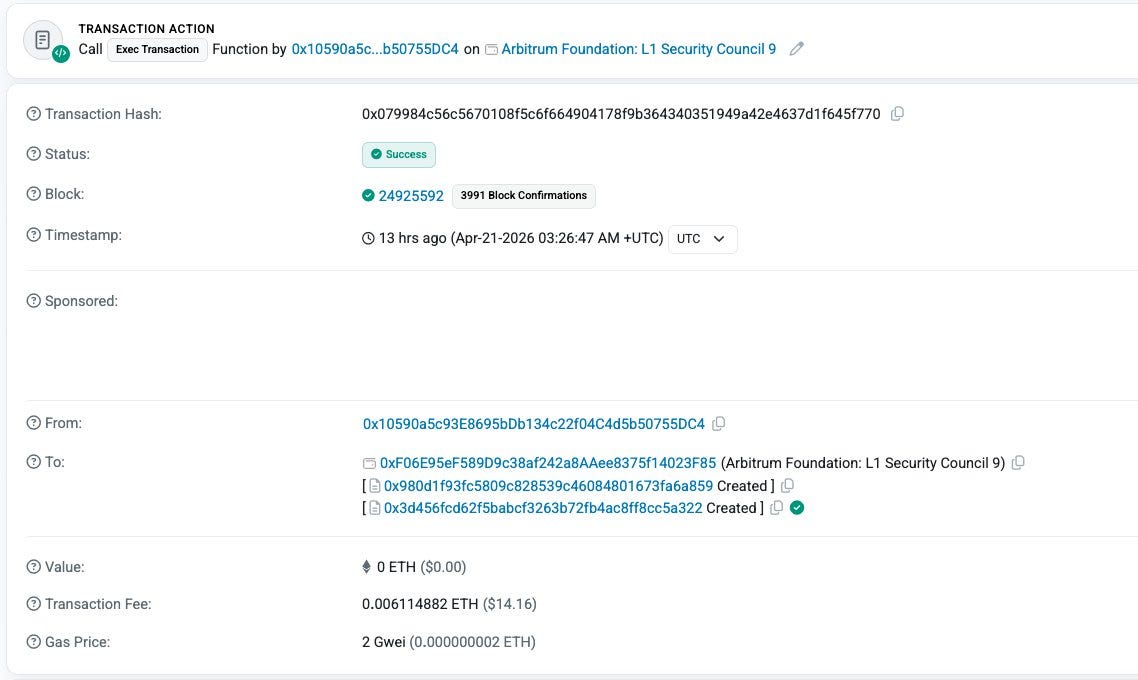 Code Is Law Until It Isn’t: What Arbitrum’s Intervention Reveals About Crypto Governance