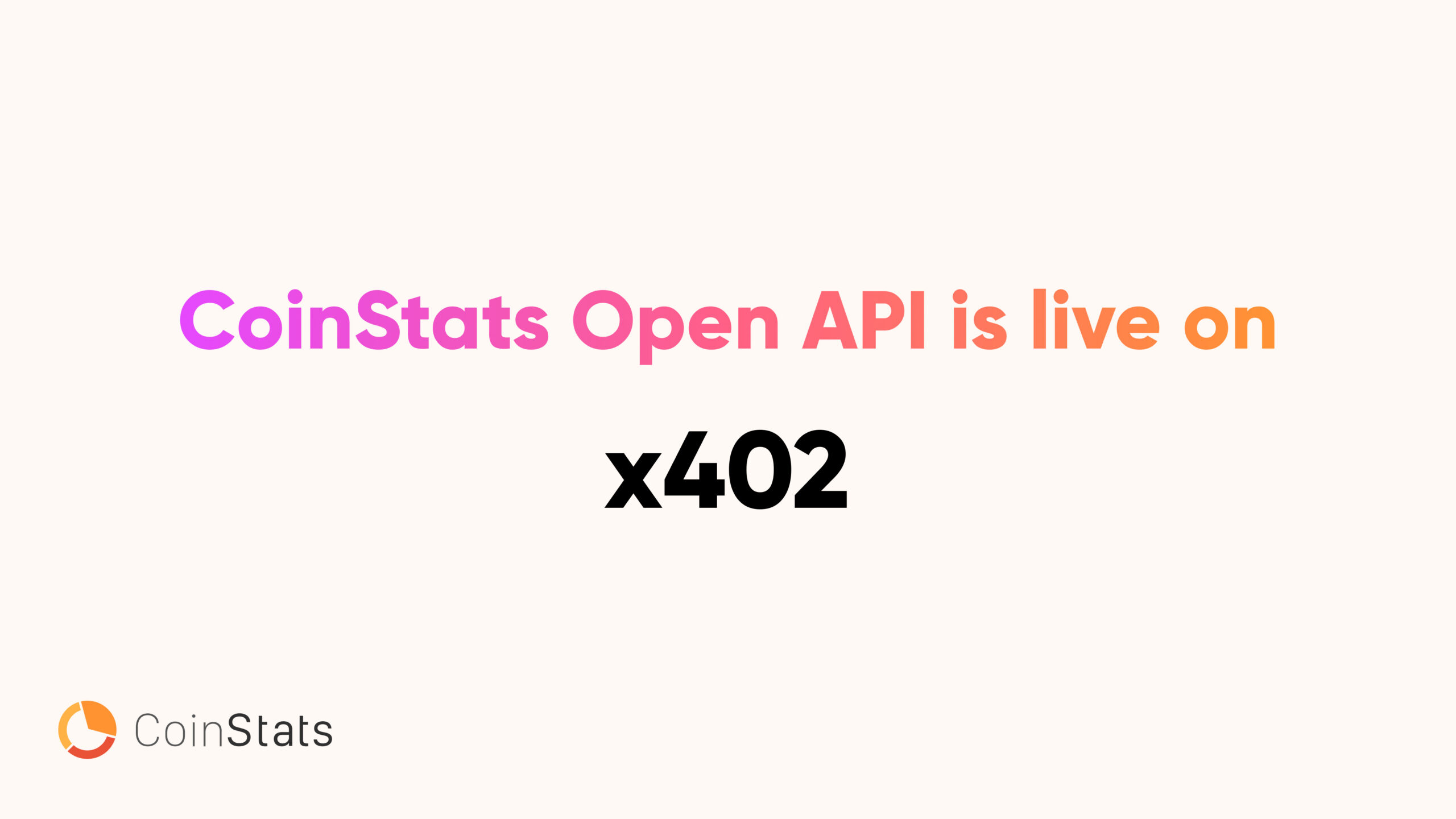 CoinStats turns crypto market, wallet, and portfolio data into an onchain pay-per-use utility with x402