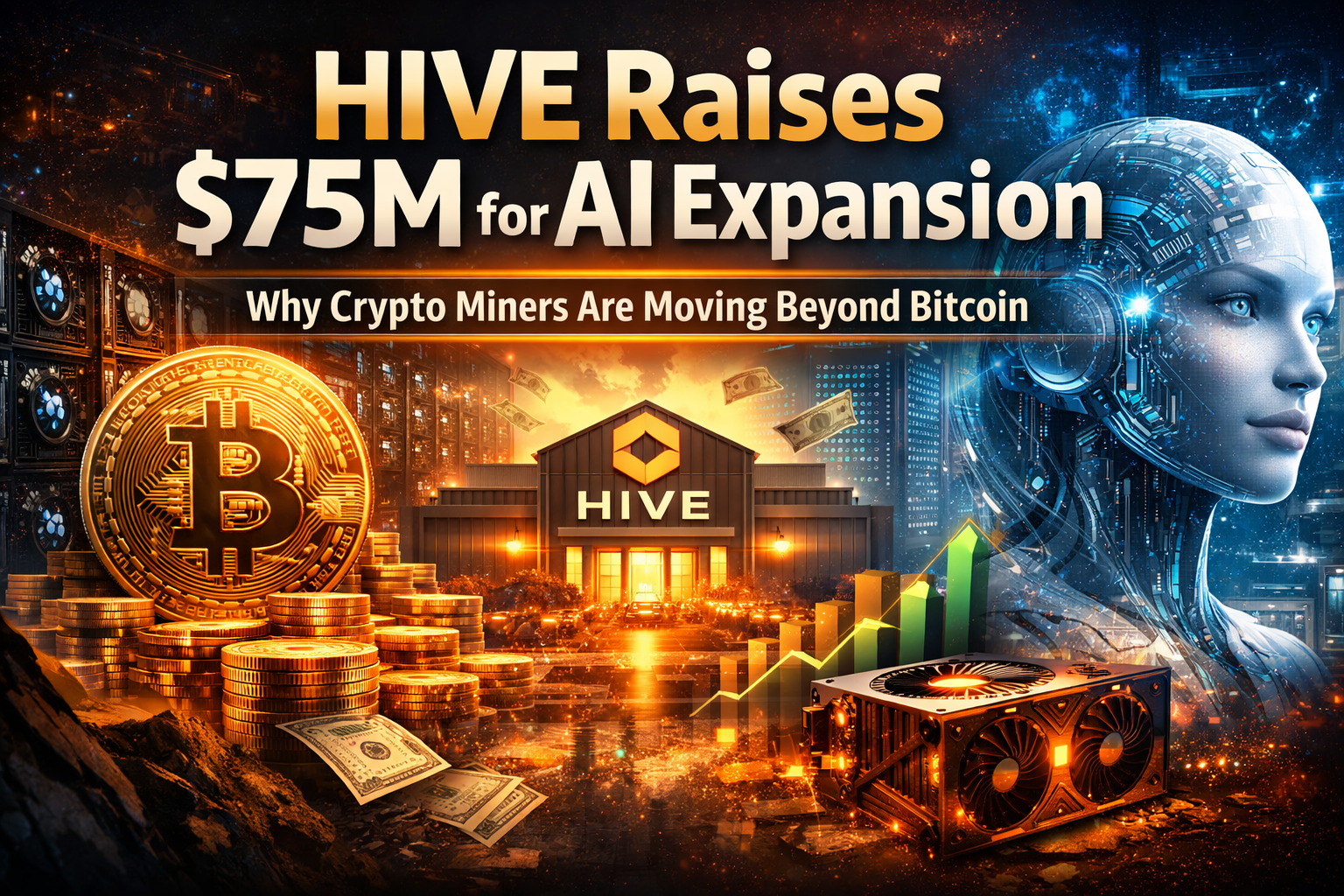 Crypto Miners Are Leaving Bitcoin? HIVE’s $75M AI Bet Explained