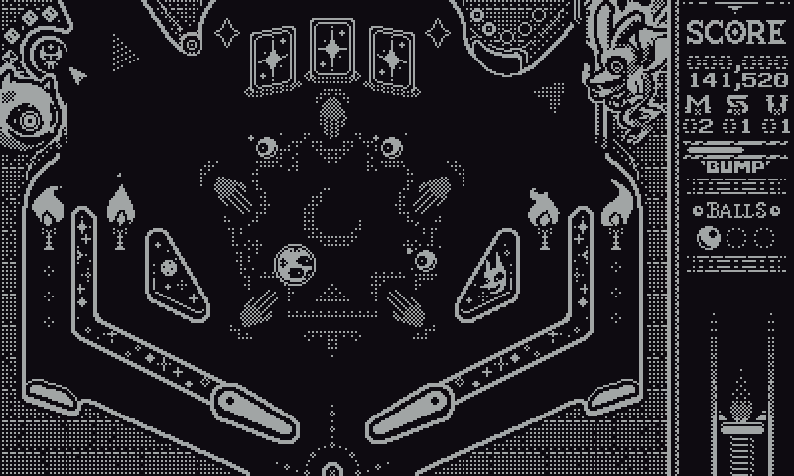 Devils on the Moon brings the score-chasing of pinball to the Playdate