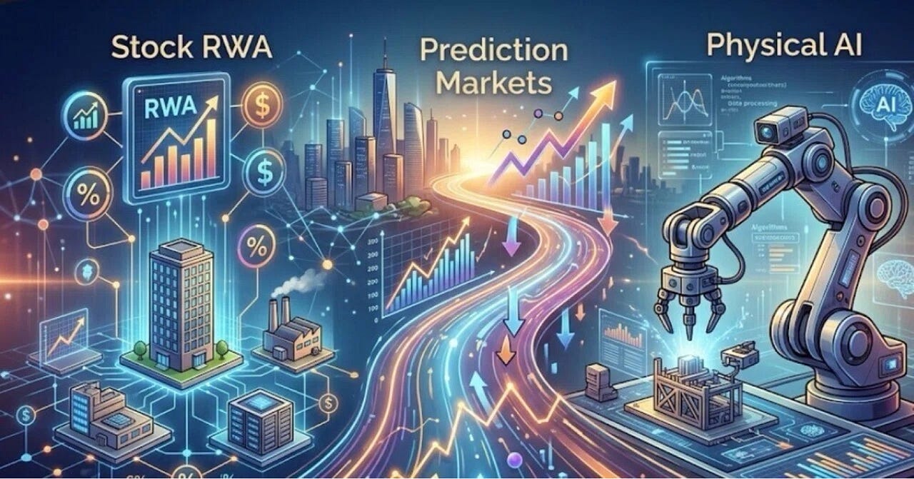 Episode 758：Stock RWA, Prediction Market, and Physical AI