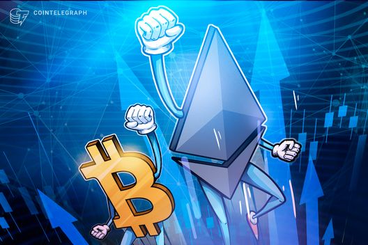 ETH/BTC ratio hits 10-week high as Ether outpaces Bitcoin: Are new price highs next?