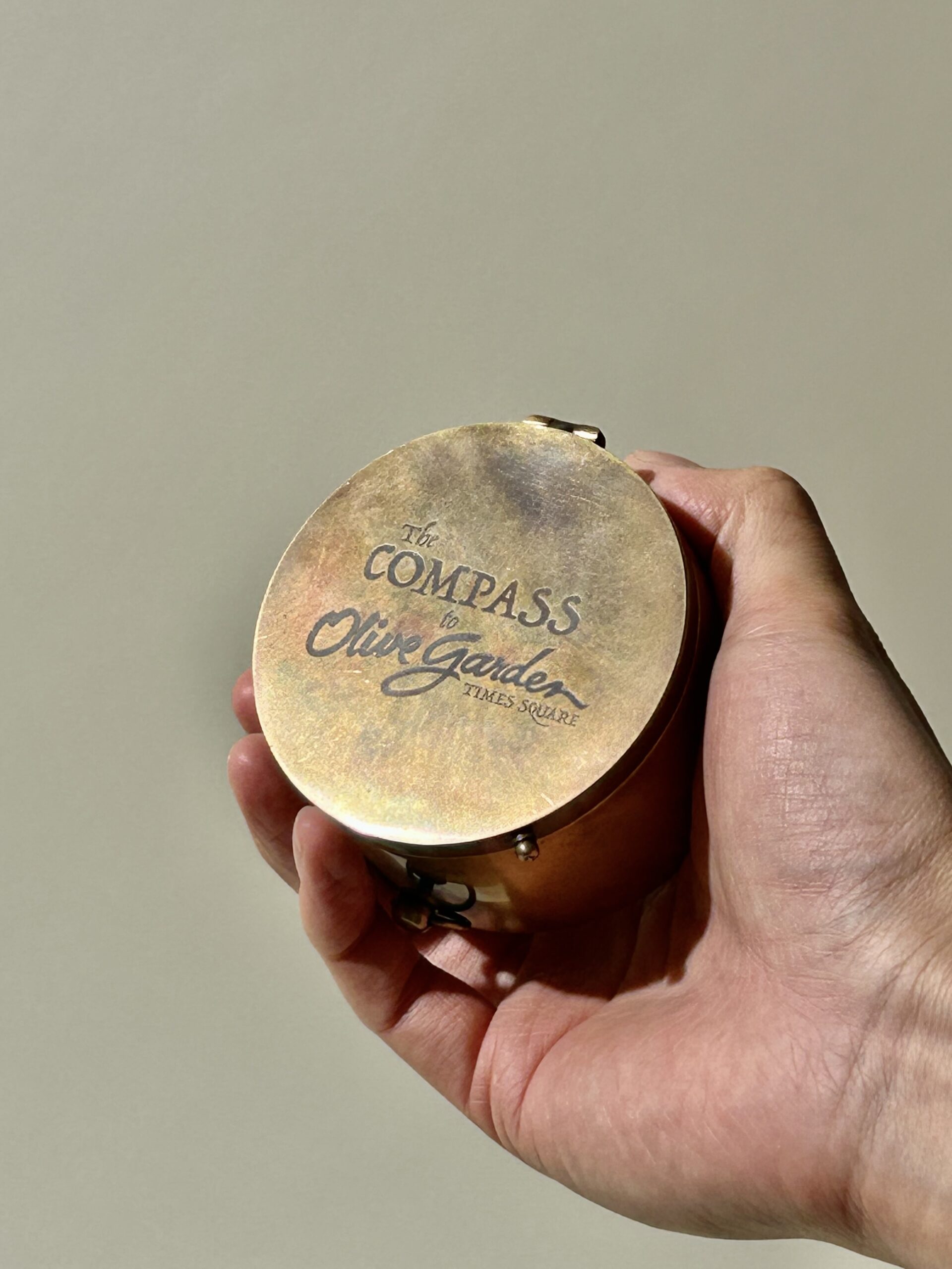 Five questions for the guys who made a compass that points to the Times Square Olive Garden