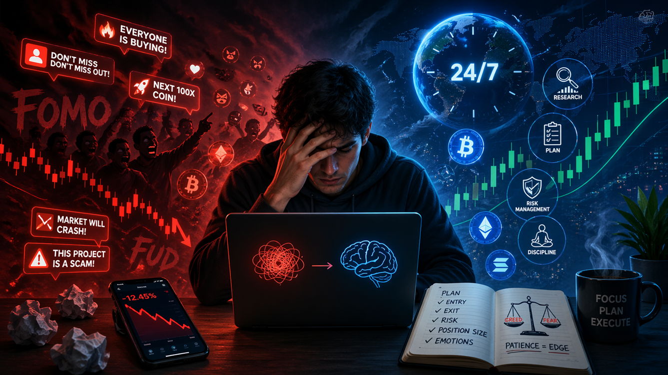 FOMO, FUD, and Emotional Decision-Making in 24/7 Markets