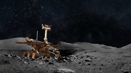 Forschung: Atombetriebene Missionen für dunkle Mondkrater