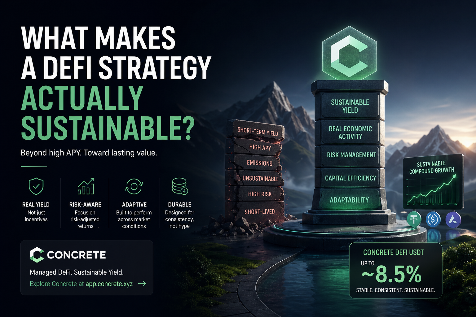 From high APY hype to sustainable yield: the shift shaping the future of DeFi.