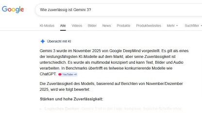 Googles KI-Übersicht: Jede zehnte Antwort von Gemini ist weiter falsch