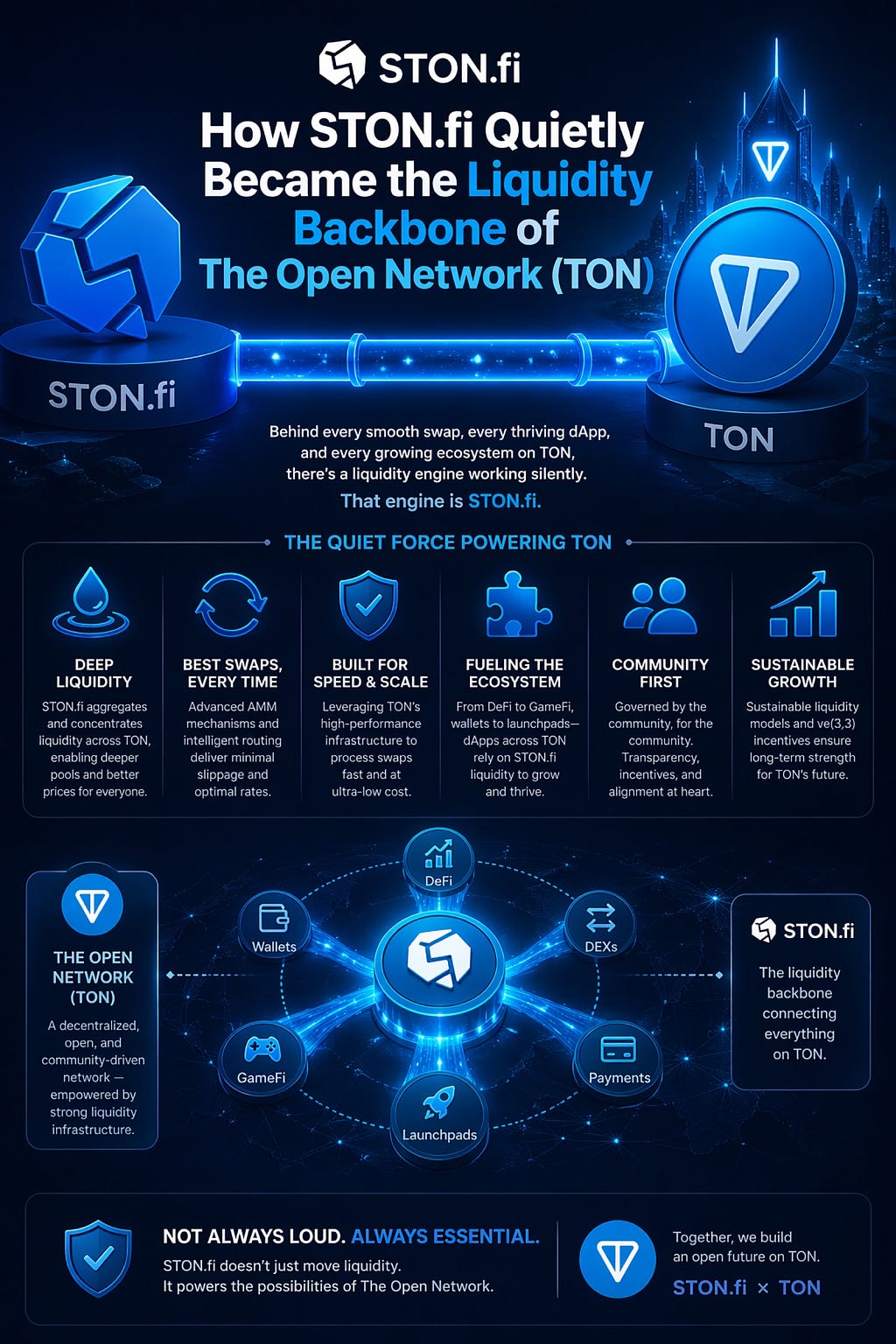 How STON.fi Quietly Became the Liquidity Backbone of The Open Network (TON)