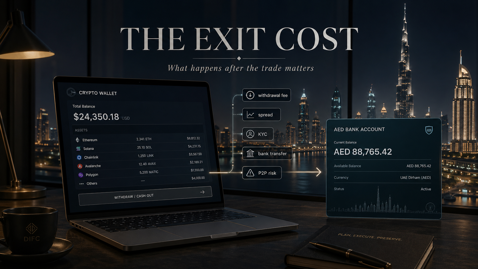 How to Cash Out Crypto in Dubai in 2026 Without Getting Surprised by Fees