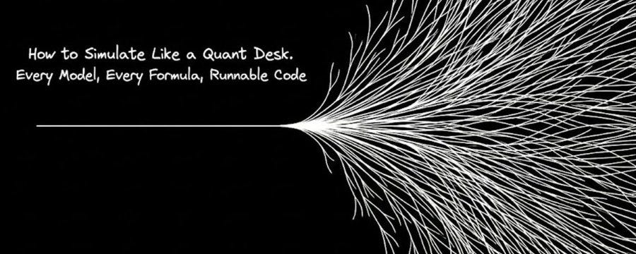 How to Simulate Like a Quant Desk. Every Model, Every Formula, Runnable Code