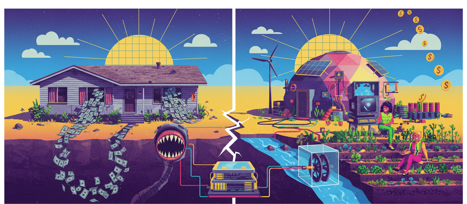 How To Transform A Typical Money-Draining House Into A Tiny Profitable Off-The-Grid Homestead