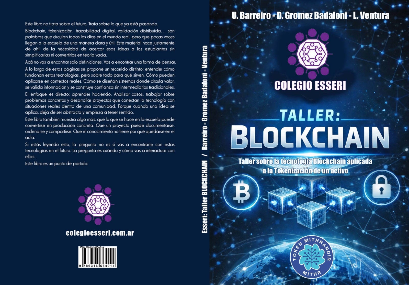Launch of the Book “Workshop: Blockchain Technology Applied to Asset Tokenization” for ESSERI…