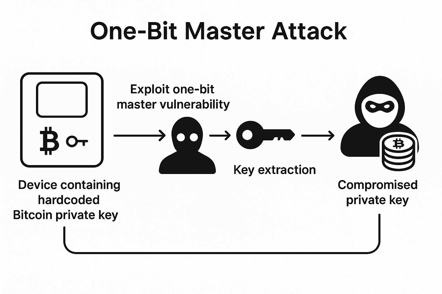 One-Bit Master Attack: A Critical Cryptographic Vulnerability in Bitcoin: One-Bit Master Attack and…