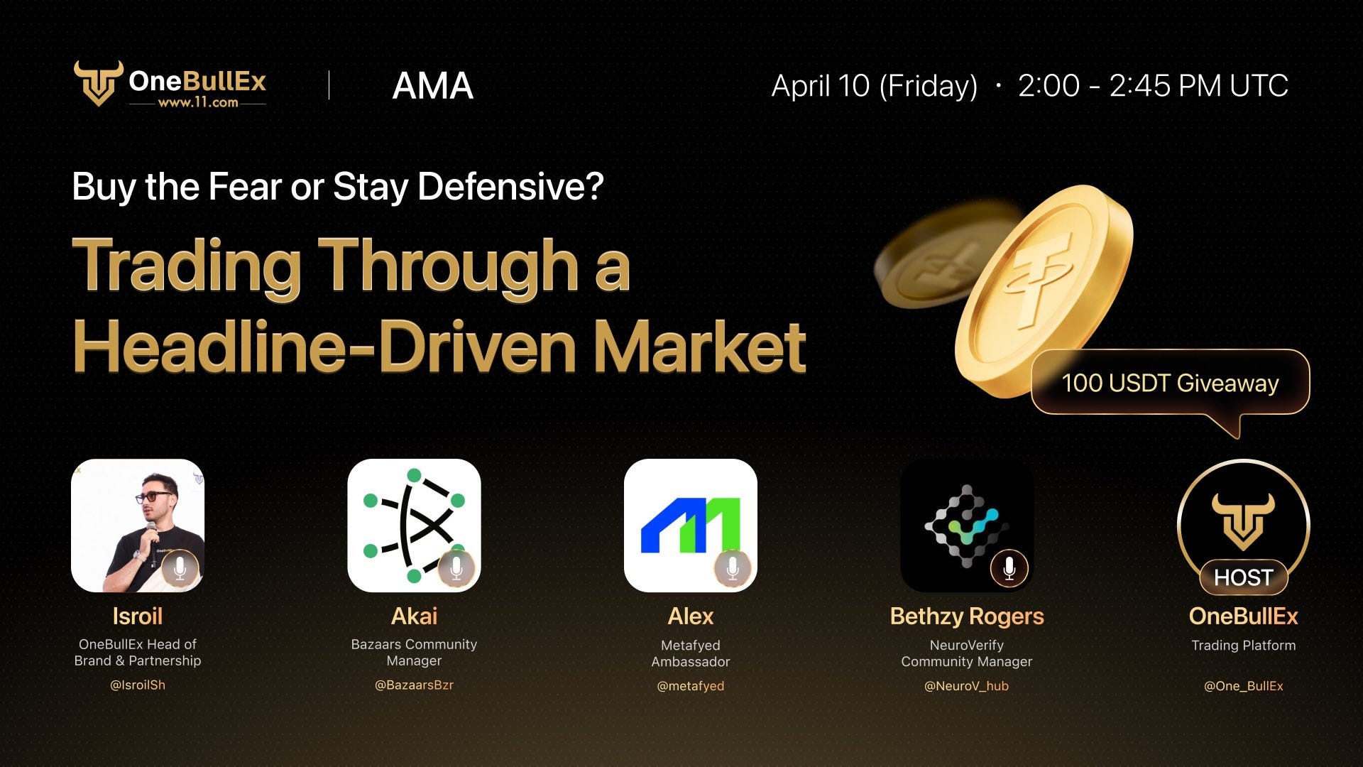 OneBullEx X Space Recap: Headline Driven Crypto Trading