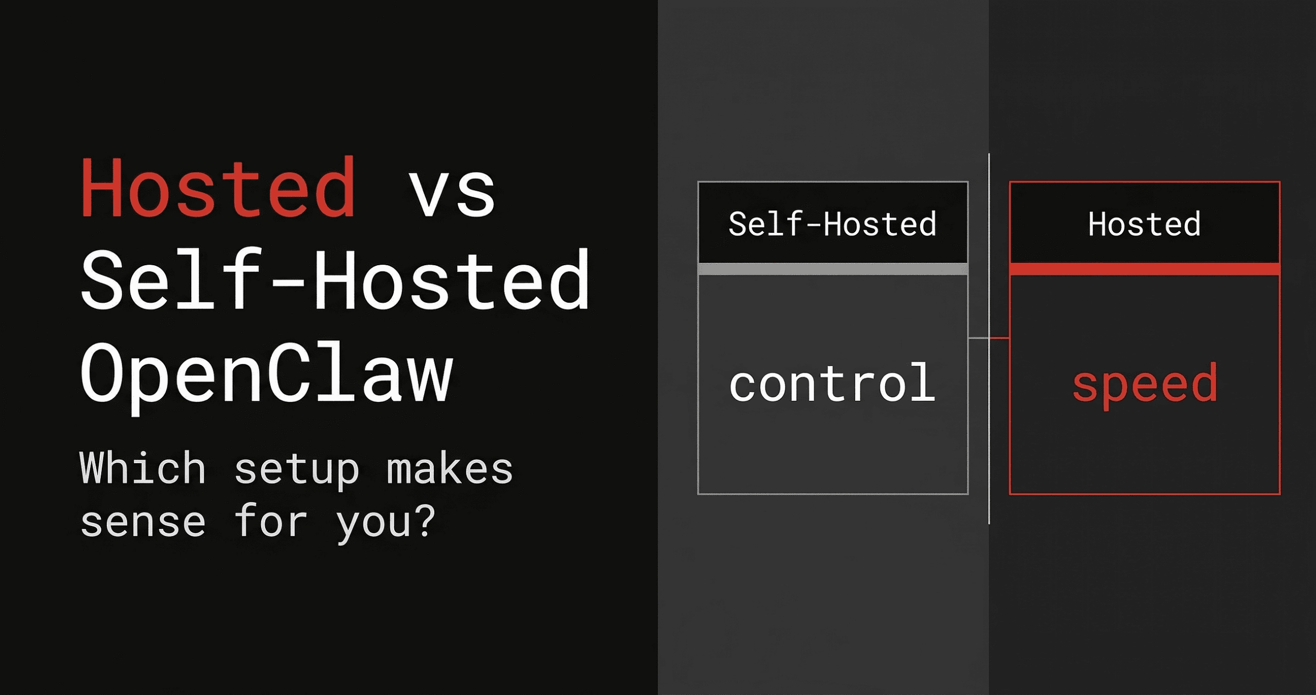 OpenClaw hospedado ou OpenClaw autohospedado: qual escolher?