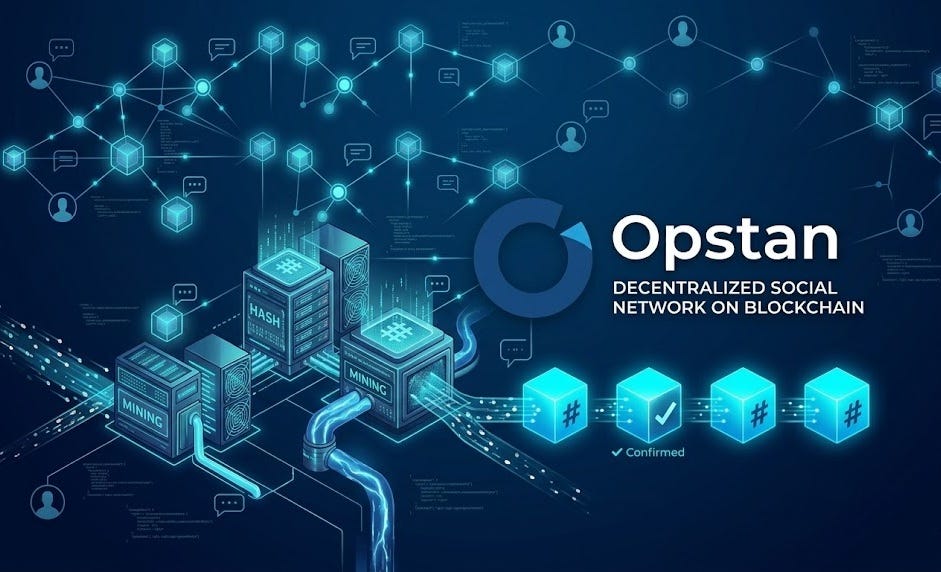 Opstan: A Decentralized Social Network Built Directly on Its Own Blockchain
