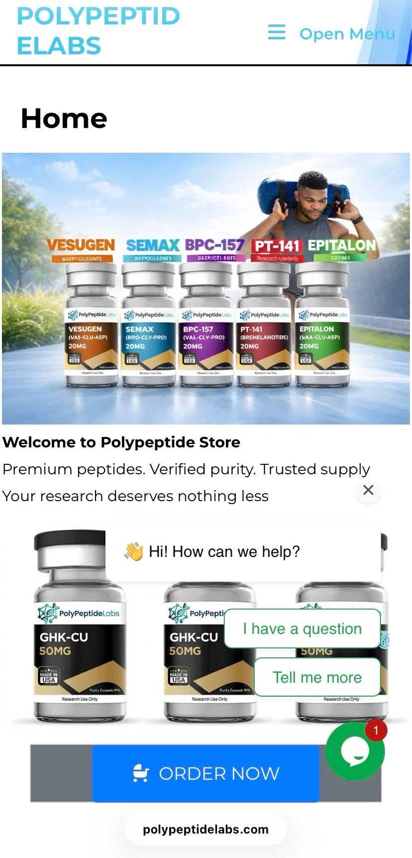 Order on our official website http://polypeptidelabs.com
