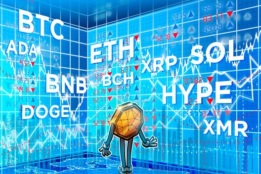 Price predictions 4/22: BTC, ETH, XRP, BNB, SOL, DOGE, HYPE, ADA, BCH, XMR