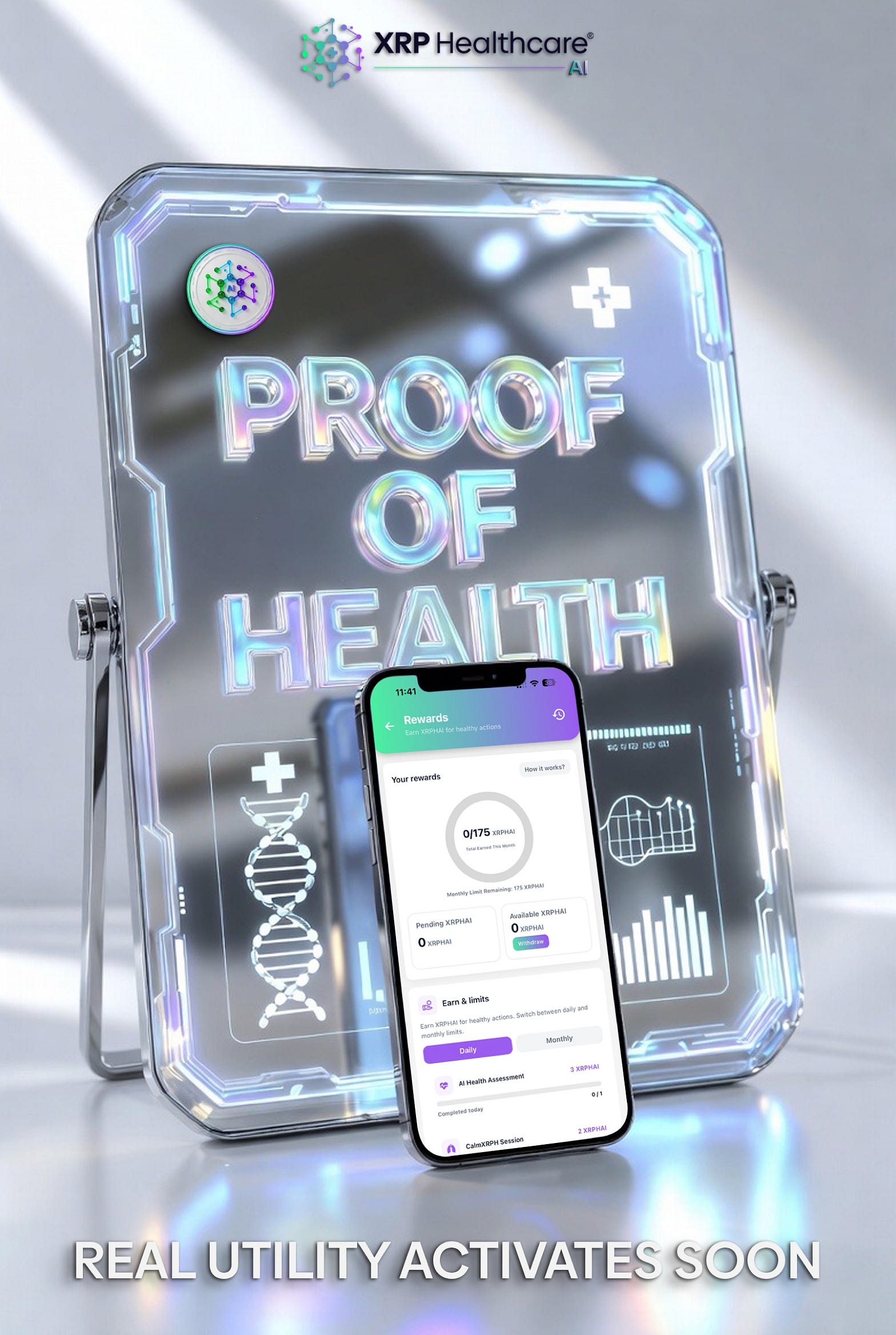 Proof of Health™ Is About to Go Live: How XRPH AI Is Powering the First AI Healthcare Rewards…