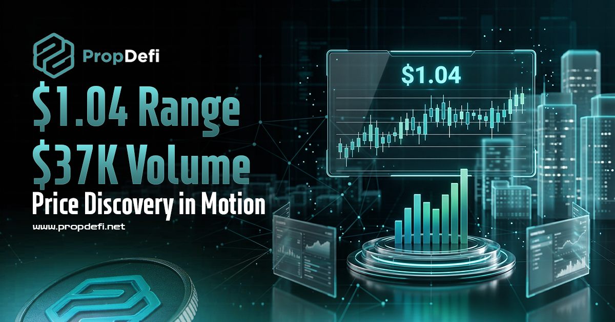 PropDeFi Enters Price Discovery Phase as Market Activity Gains Traction