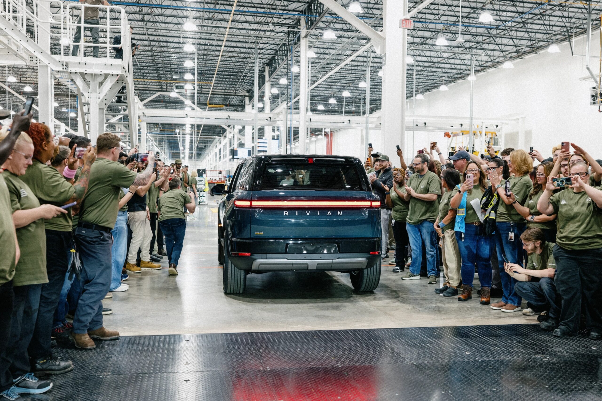 Rivian begins production on the R2 electric SUV