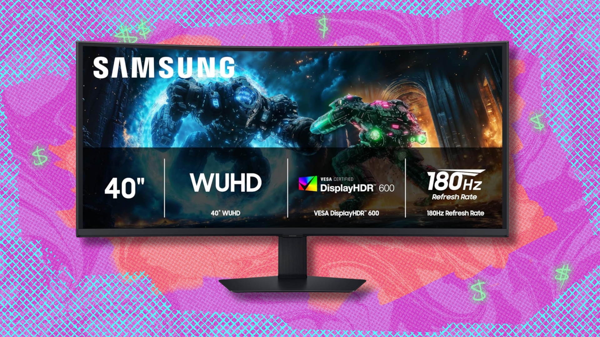 Save over $500 on this 40-inch curved Samsung gaming monitor