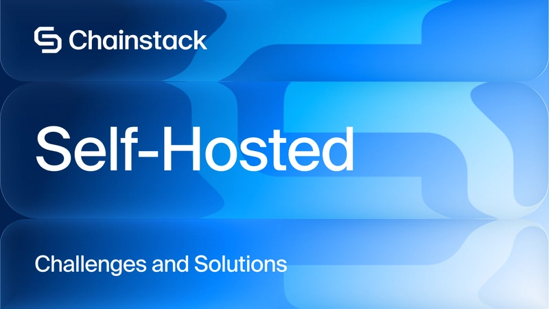 Self-hosted blockchain node: challenges and solutions