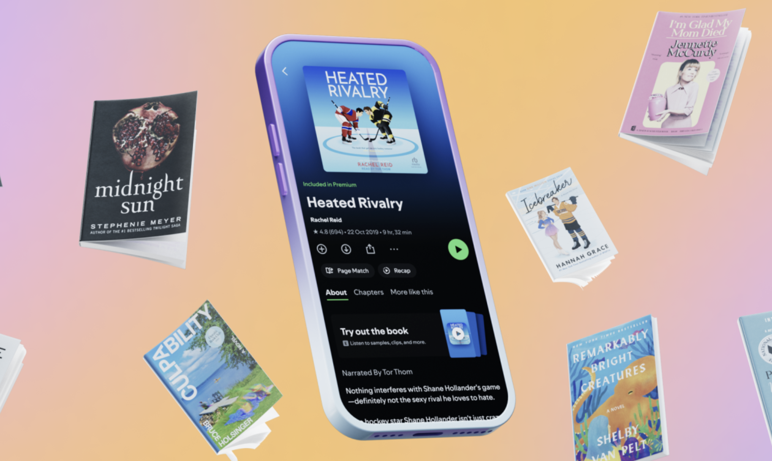 Spotify now sells physical books