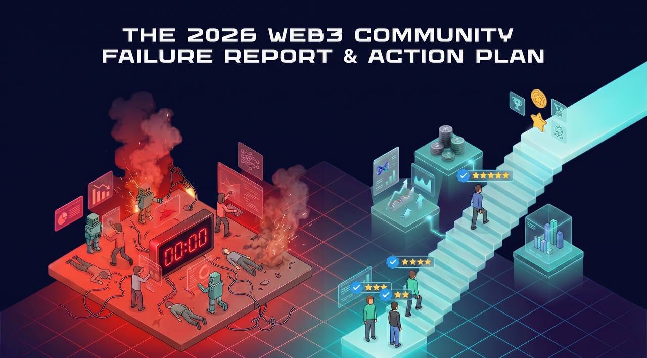 The 2026 Web3 Community Failure Report & Action Plan