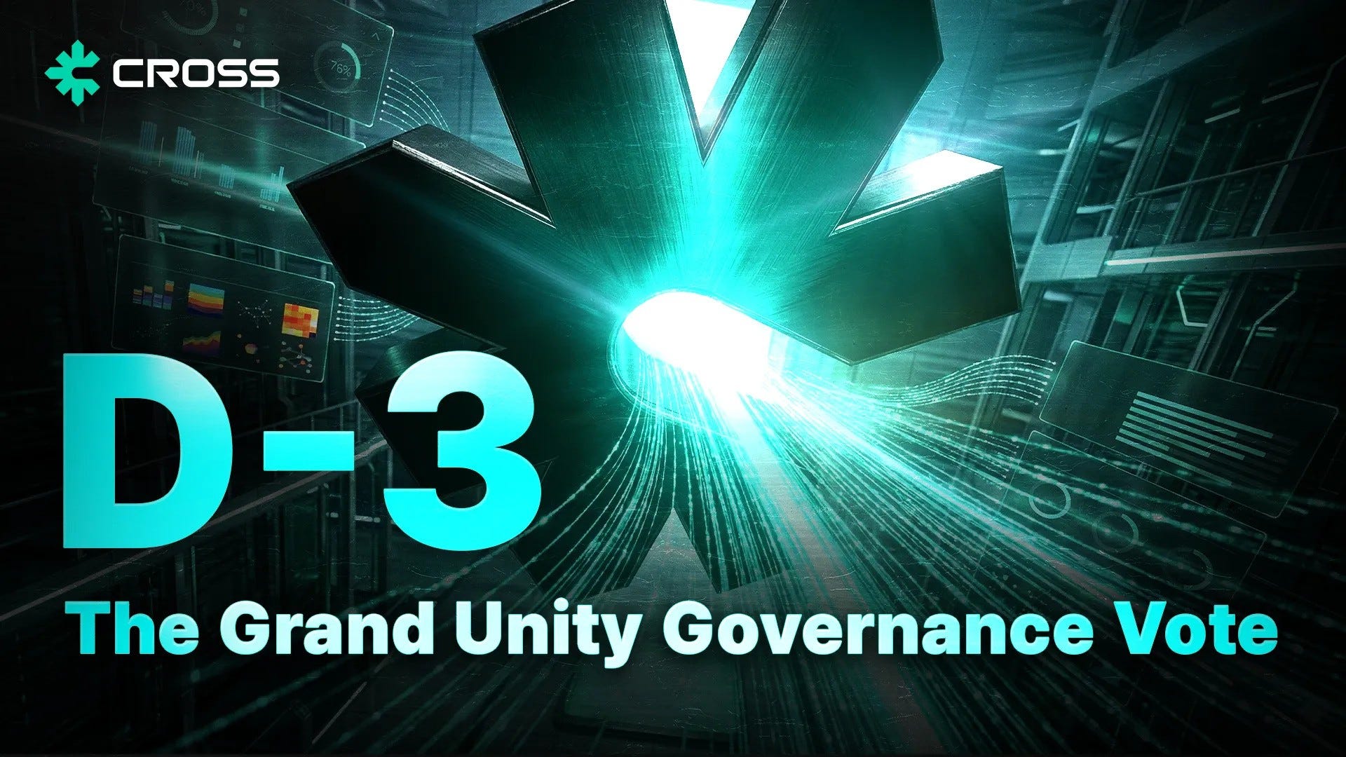 The Grand Unity Governance Vote Begins April 15: Help Decide the Next Phase of CROSS