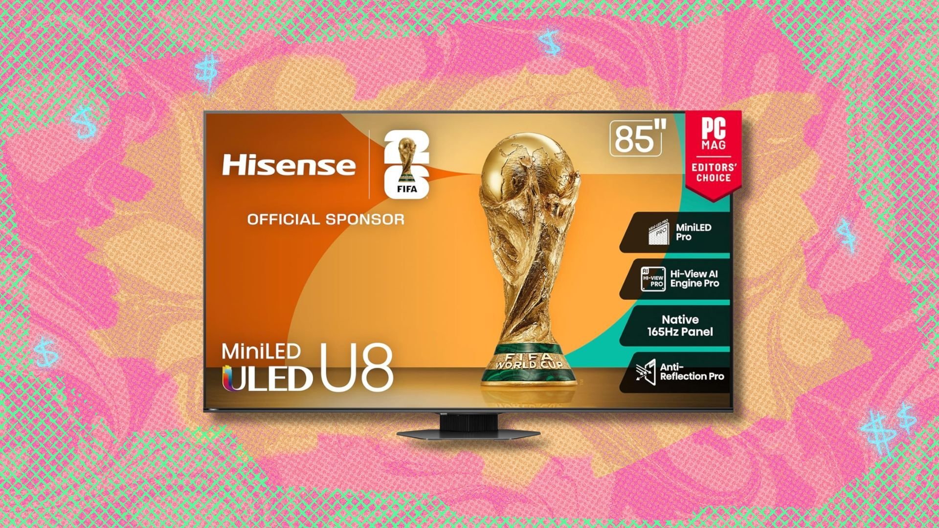 The Hisense 85-inch Class U8 Mini-LED ULED 4K TV hits record-low price at Amazon — save $700 right now
