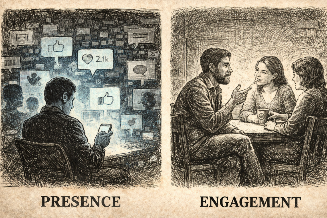 The internet is getting worse at telling presence from engagement